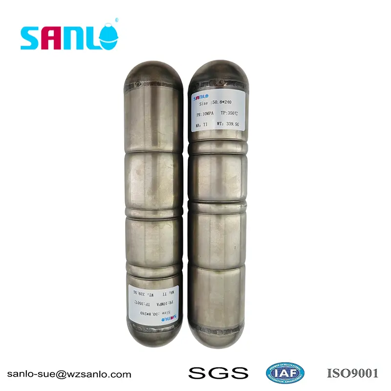 50*240 উচ্চ চাপ প্রতিরোধী টাইটানিয়াম ভাসমান বল