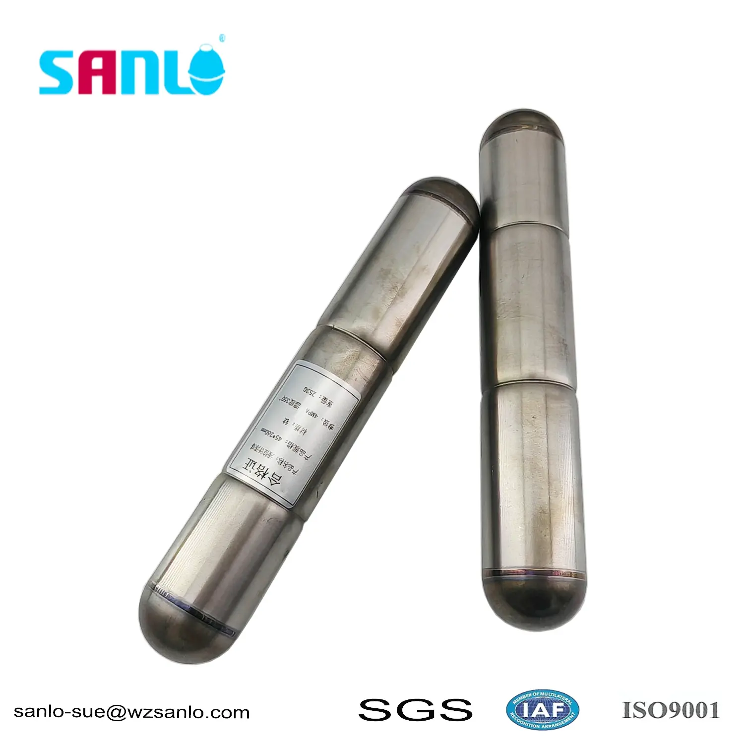 মেটাল টাইটানিয়াম ফ্লোটিং বল 45*260