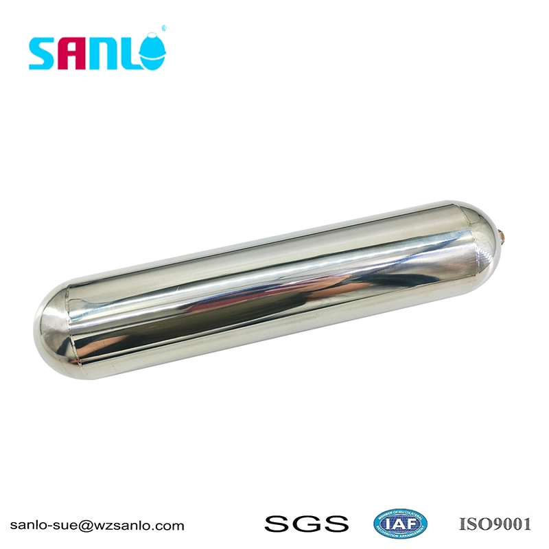 জলের ট্যাঙ্কের জন্য M6 সহ SUS316L স্টিল ফ্লোট বল 63*300